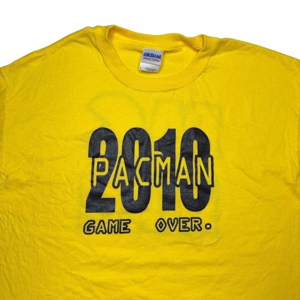 2010‎ Pac-Man game over shirt